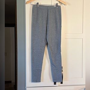 THREE pairs leggings, Express (navy), ENUF (green), NY collection (gray) size S